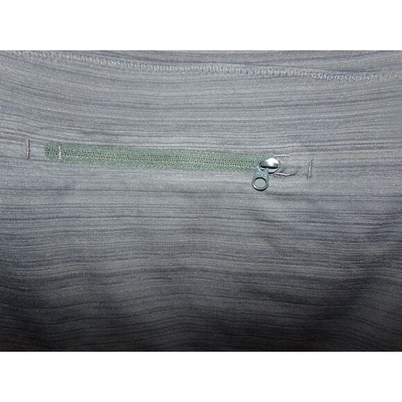 Athleta 1/2 zip ruched side yoga/running top Back key pocket‎ L - Picture 5 of 6